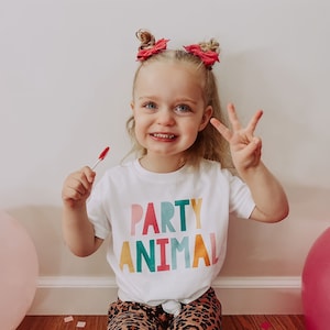 Party Animal Birthday Shirt: Matching Family Outfits Safari Zoo 'Animal Control'