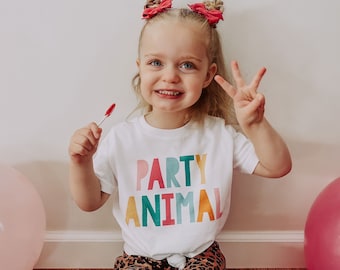 Party Animal Birthday Shirt, Zoo Animals Birthday, Party Animal Shirt, Infant Toddler Youth Kids, Wild Safari Party Animals Birthday Outfit