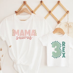 Three Rex Birthday Shirt, Dinosaur 3rd Birthday Outfit, 3 Rex 3rd Birthday, Dinosaur Boy Girl Birthday Shirt, Matching Family, Mommy and Me