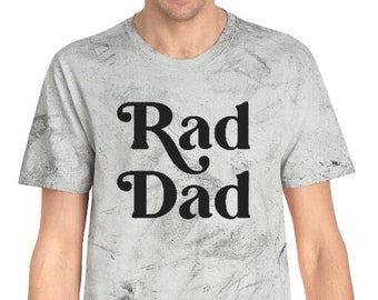 Rad Dad Shirt, Fathers Day Gift, Fathers Day Shirt, Tie Dye Dad Shirt, New Dad Tee, Gift For Dad, Daddy T-Shirt, First Time Dad Gift, Retro