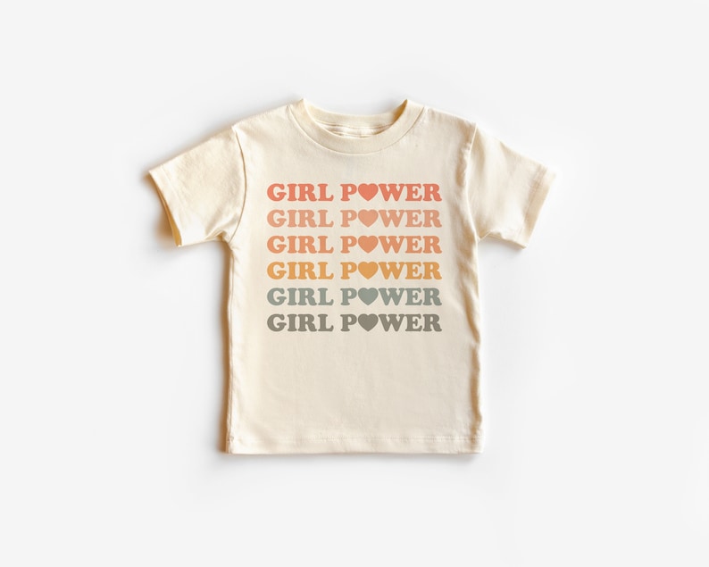 girl power toddler feminist t-shirt