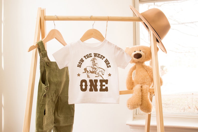 How The West Was One Birthday Shirts, Western Birthday Outfit, Cowboy 1st Birthday, Wild West Birthday, Matching Family Shirts, Mommy and Me image 2