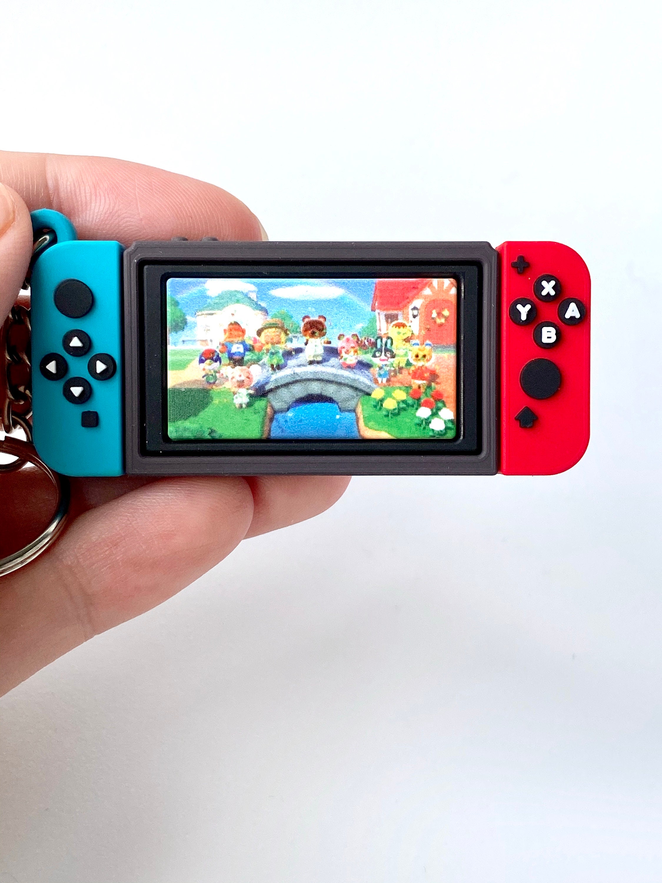 Animal Crossing Keychain Nintendo Switch Keyring Key Etsy