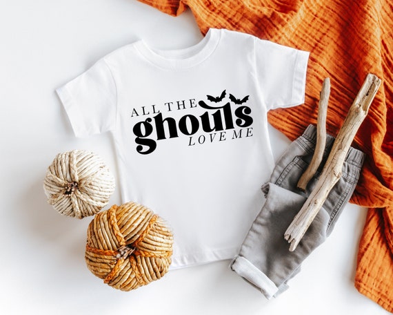 All The Ghouls Love Me Halloween Kids Shirt
