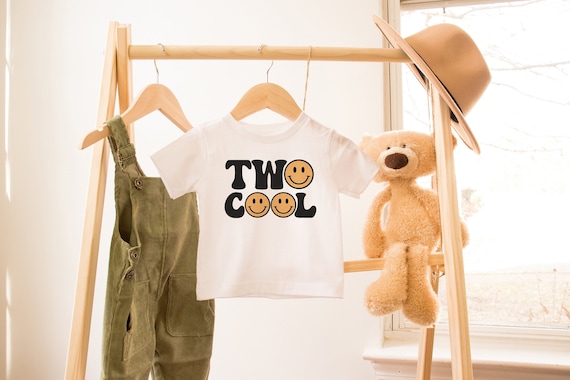 Two Cool 2nd Birthday Shirt Smiley Face Birthday Shirt Two Cool Matching Family Birthday Shirts 2nd Birthday Boy Outfit Mommy and Me Shirts