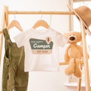 One Happy Camper Birthday Matching Family Shirts: Camping 1st Birthday Outfit, National Parks image 7