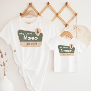 One Happy Camper Birthday Matching Family Shirts: Camping 1st Birthday Outfit, National Parks image 6