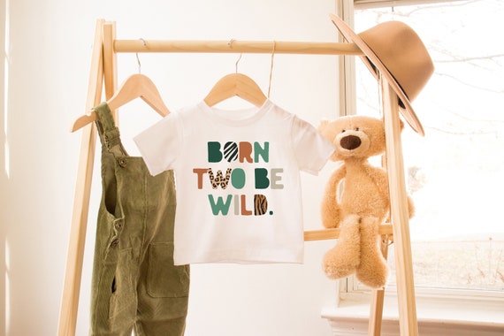 Two Wild Birthday Shirt: Safari Zoo Jungle 2nd Birthday Outfit