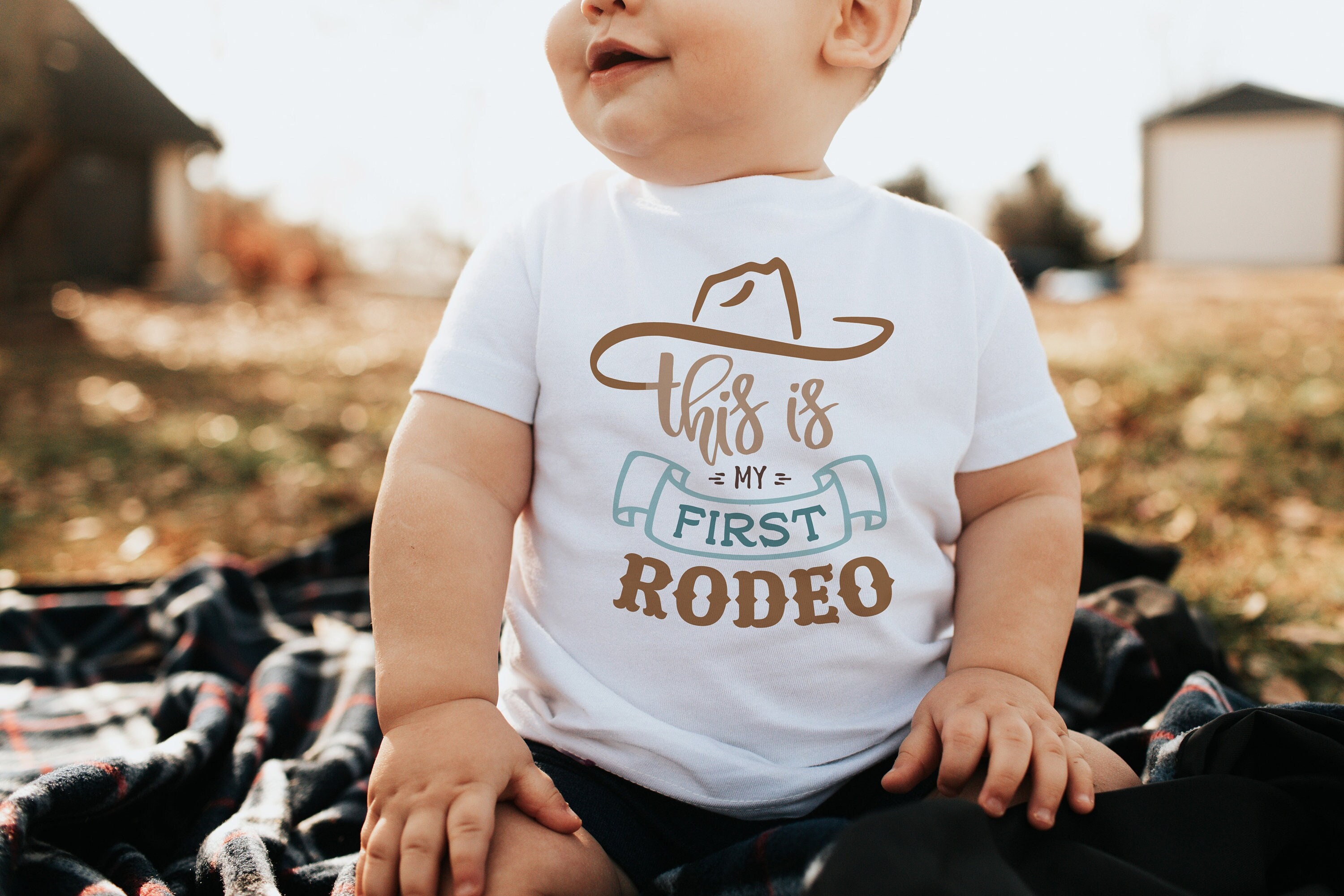 First Rodeo Birthday Shirt: Western Cowboy 1st Birthday Outfit - Etsy