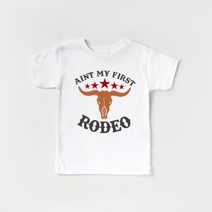 My First Rodeo Birthday Shirt: Western 1st Birthday Matching Family ...