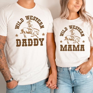 How The West Was One Birthday Shirts, Western Birthday Outfit, Cowboy 1st Birthday, Wild West Birthday, Matching Family Shirts, Mommy and Me image 5