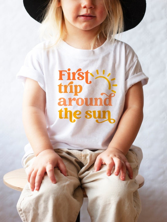First Trip Around the Sun Birthday Shirt, Mommy and Me
