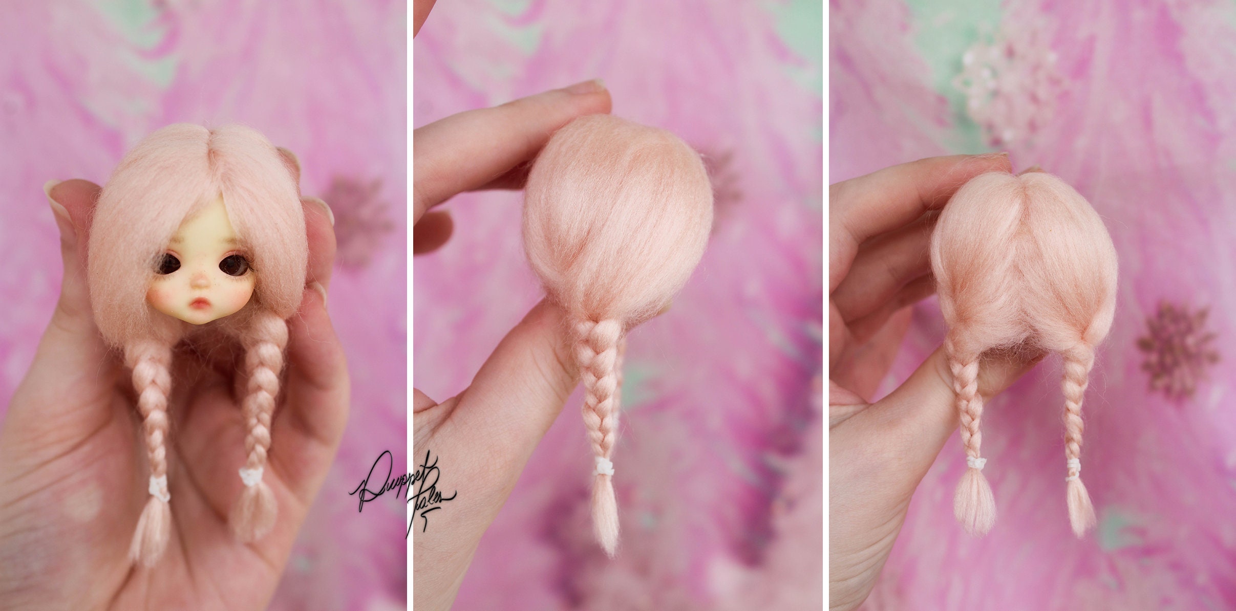 bjd yarn wig