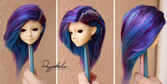 Acrylic yarn doll hair outlet