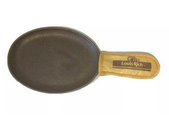 Vintage Cast Iron Pan / Fajita Pan / Cookware / Cast Iron Skillet / Advertising Collectible / Country Kitchen Farmhouse Decor