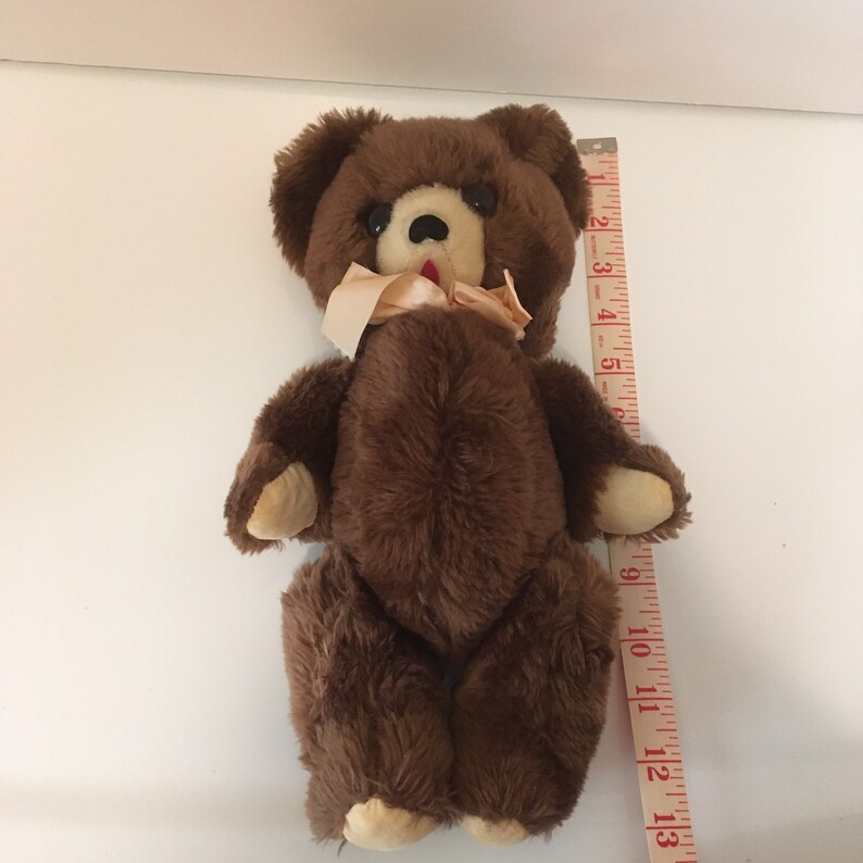 Vintage R Dakin Teddy Bear Brown Stuffed Plush 1960s Jointed | Etsy