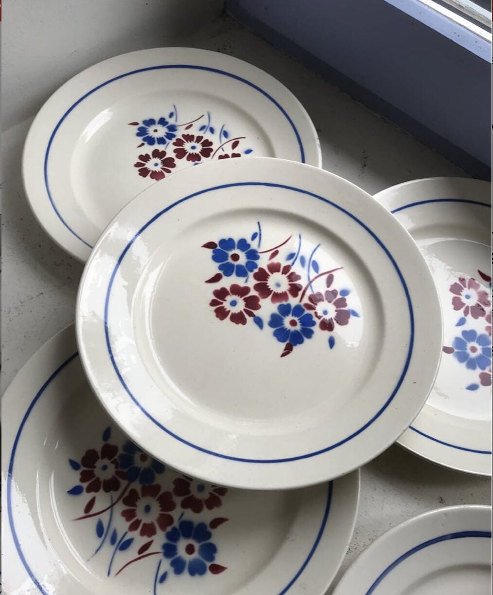 Assiettes Vintage Luneville Made in France