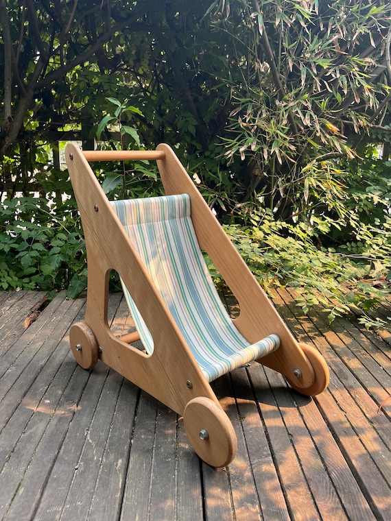 Vintage wooden baby stroller/walker