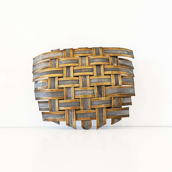 Hollywood Regency 1970s metal wall light