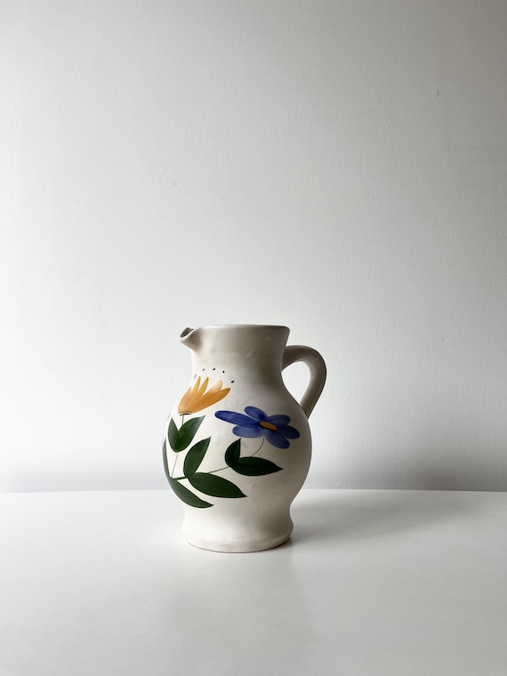 Ceramic carafe or pitcher, 1960, Poterie du Marais