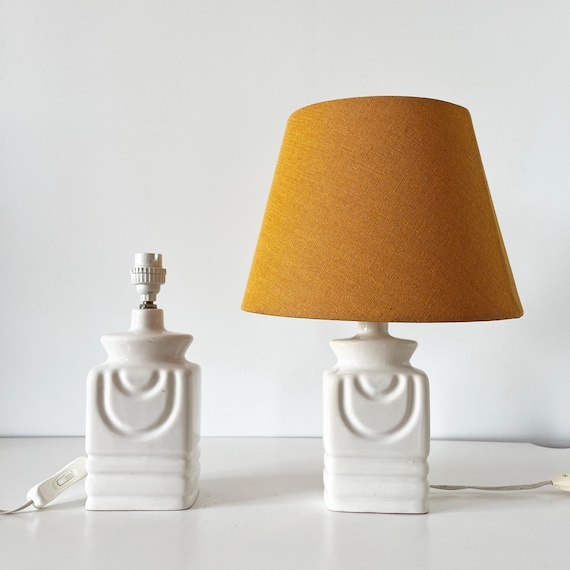 Pair of vintage ceramic lamp bases from the 1960s