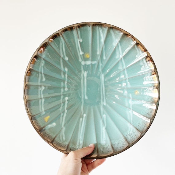 Large iridescent West Germany dish 1960