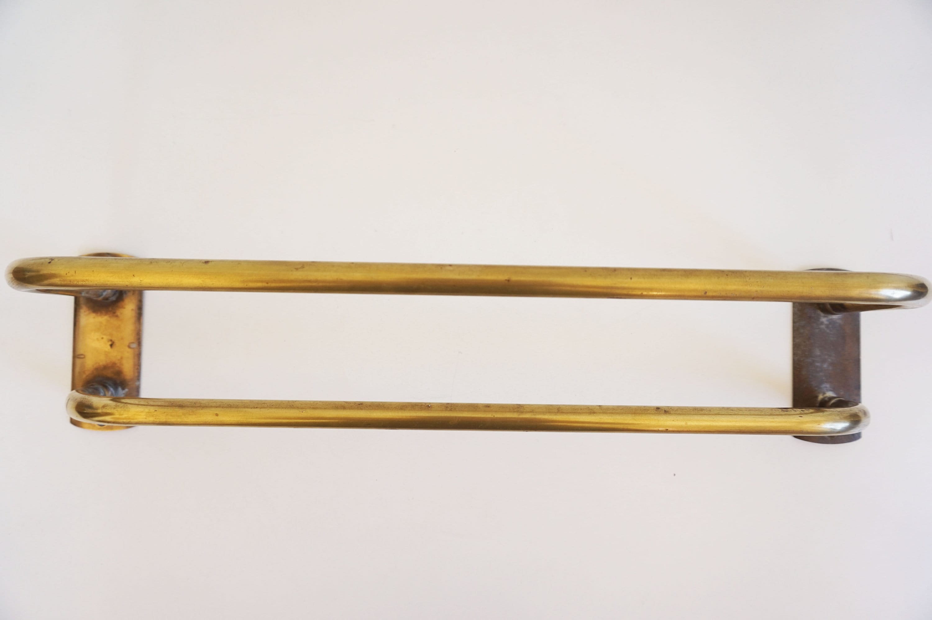 Vintage brass Towel holder
