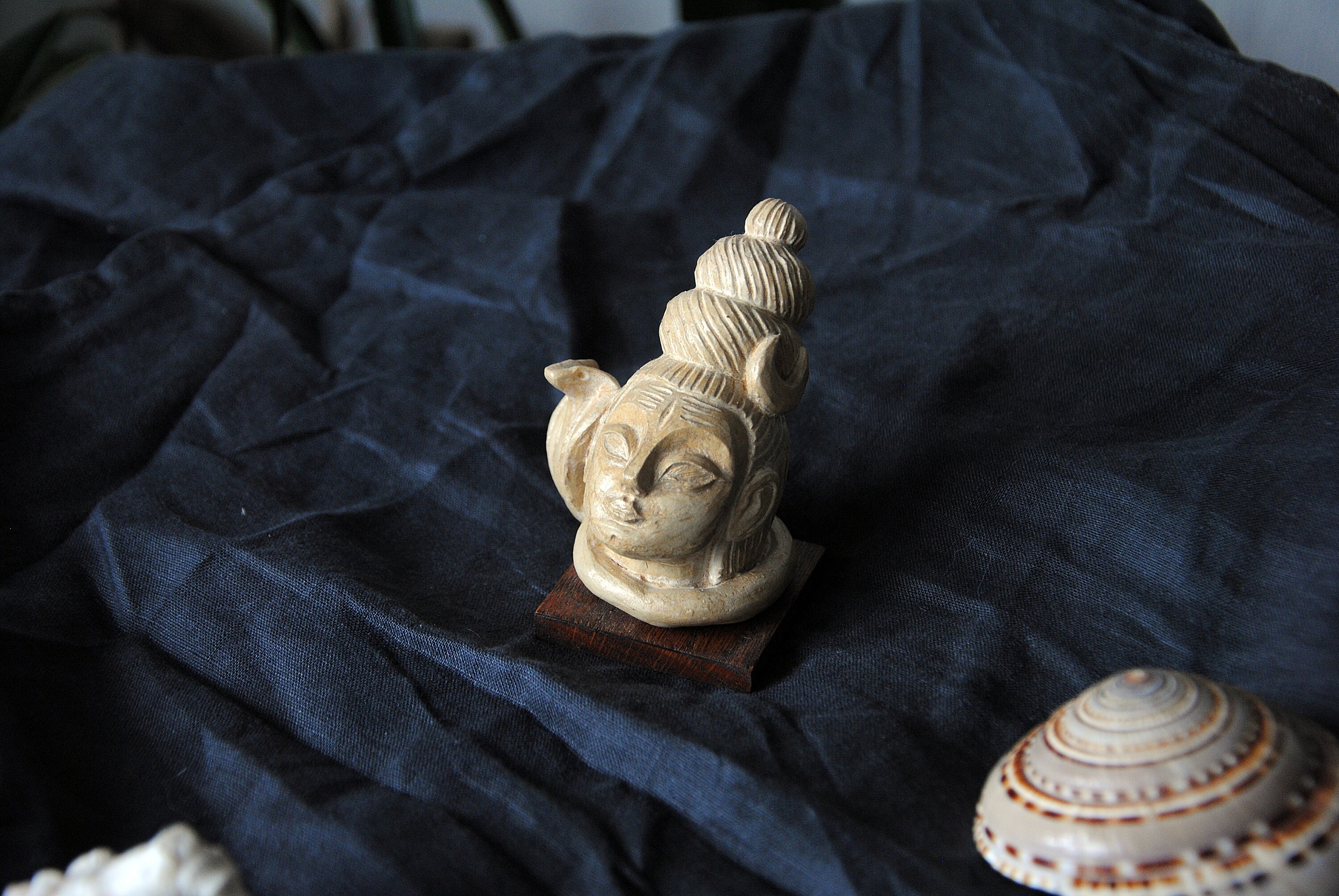 Lord Shiva head ceramic sculpture figurine clay statue indian Etsy