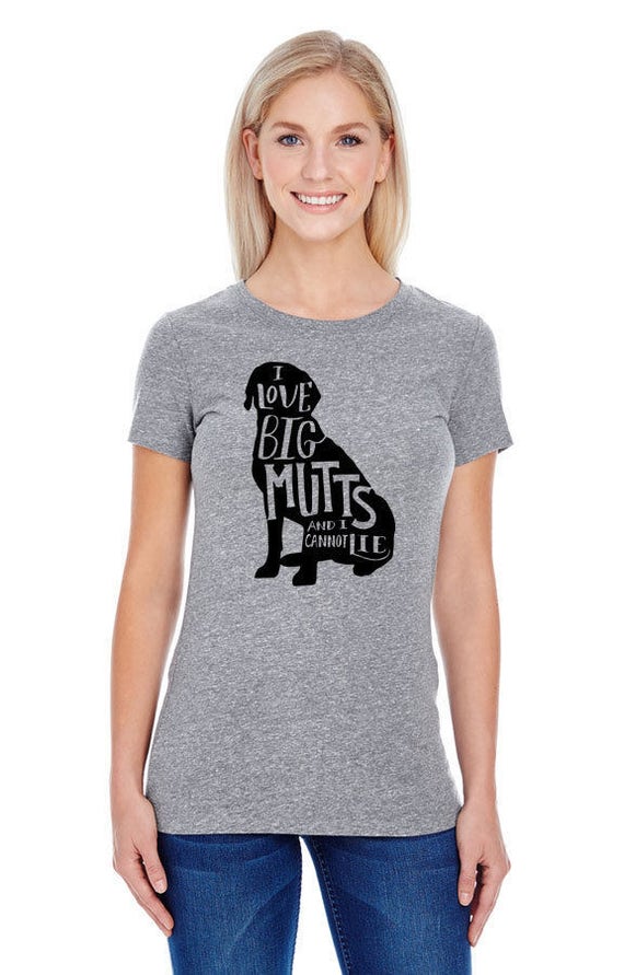 I Love Big Mutts T Shirt Workout shirt Flowy shirt Cute | Etsy