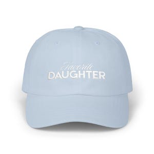 Favorite Daughter Dad Cap | Gift from Daughter Fathers Day Baseball Hat Dad Gift image 4