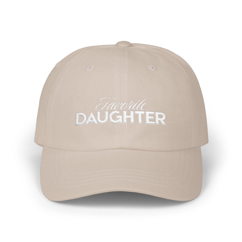 Favorite Daughter Dad Cap | Gift from Daughter Fathers Day Baseball Hat Dad Gift image 2
