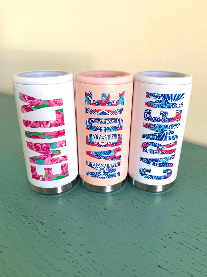 White Claw Slim Skinny Can Cooler Insulated Yeti Slim Can Etsy