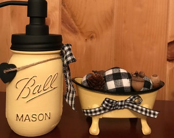 Farmhouse Mason Bath Decor