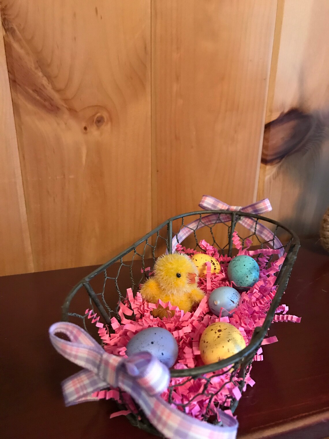 Easter Wire Basket Etsy