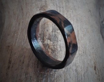 Hexagon - Wooden ring - Handmade ring - Friendship ring - Grain - Jewelry - Handmade - Woodwork - Couple rings - Anniversary - Hand crafted