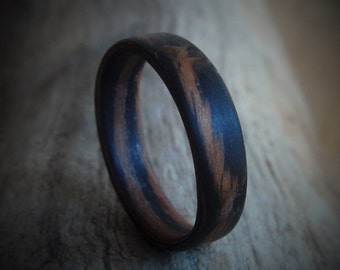 Handgemachter Holzring - Geschenk für Sie - Geschenk für Ihn - Geschenk für Freund - Hochzeitsring - Freundschaftsring - Ring aus Holz