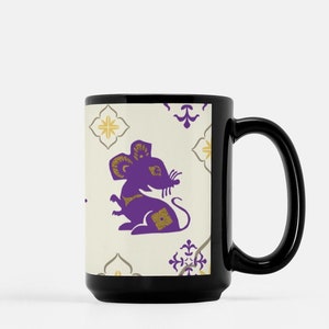 RAT Chinese lunar Horoscope Astrology Zodiac mug | Birthday, Babyshower, Lunar new year | Dragon, Rooster, Snake, Dog,Tiger, Goat, Rabbit,OX