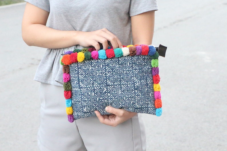 batik clutch