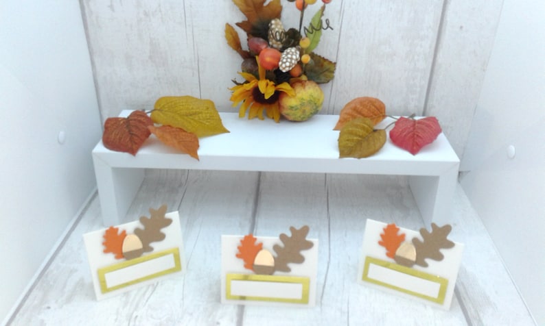 Rustic wedding place cards Thanksgiving place cards Various quantities. AutumnFall wedding place cards Thanksgiving place settings