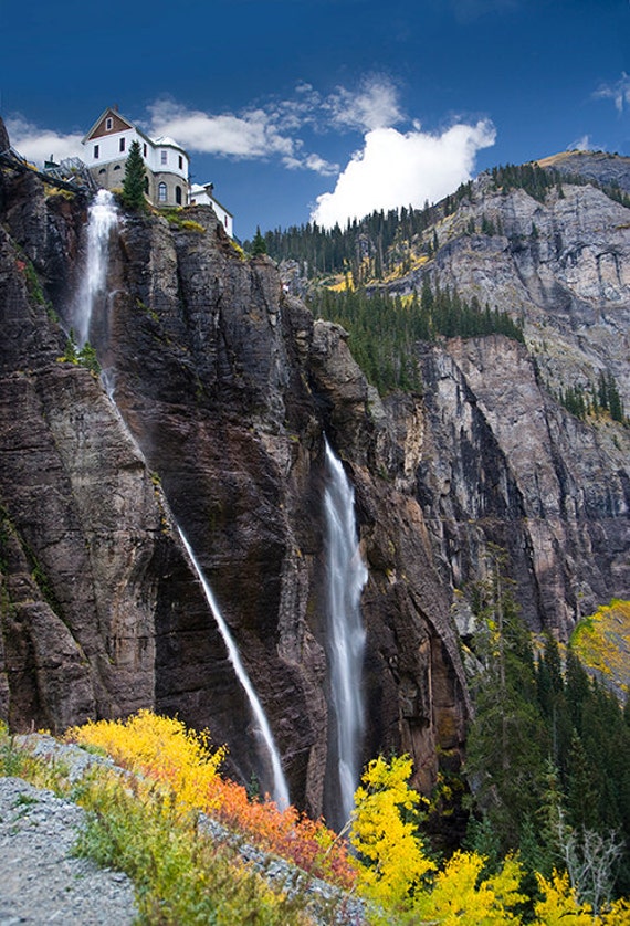 Bridal Veil Falls In Telluride Colorado Etsy