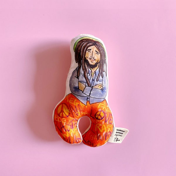 Hochet bébé bio Rasta Man