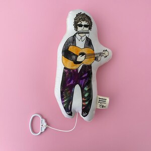 Mr. Tambourine Music Box in Organic Cotton for Babies 0 Months, 6 Months, 12 Months, Baby Shower Gift