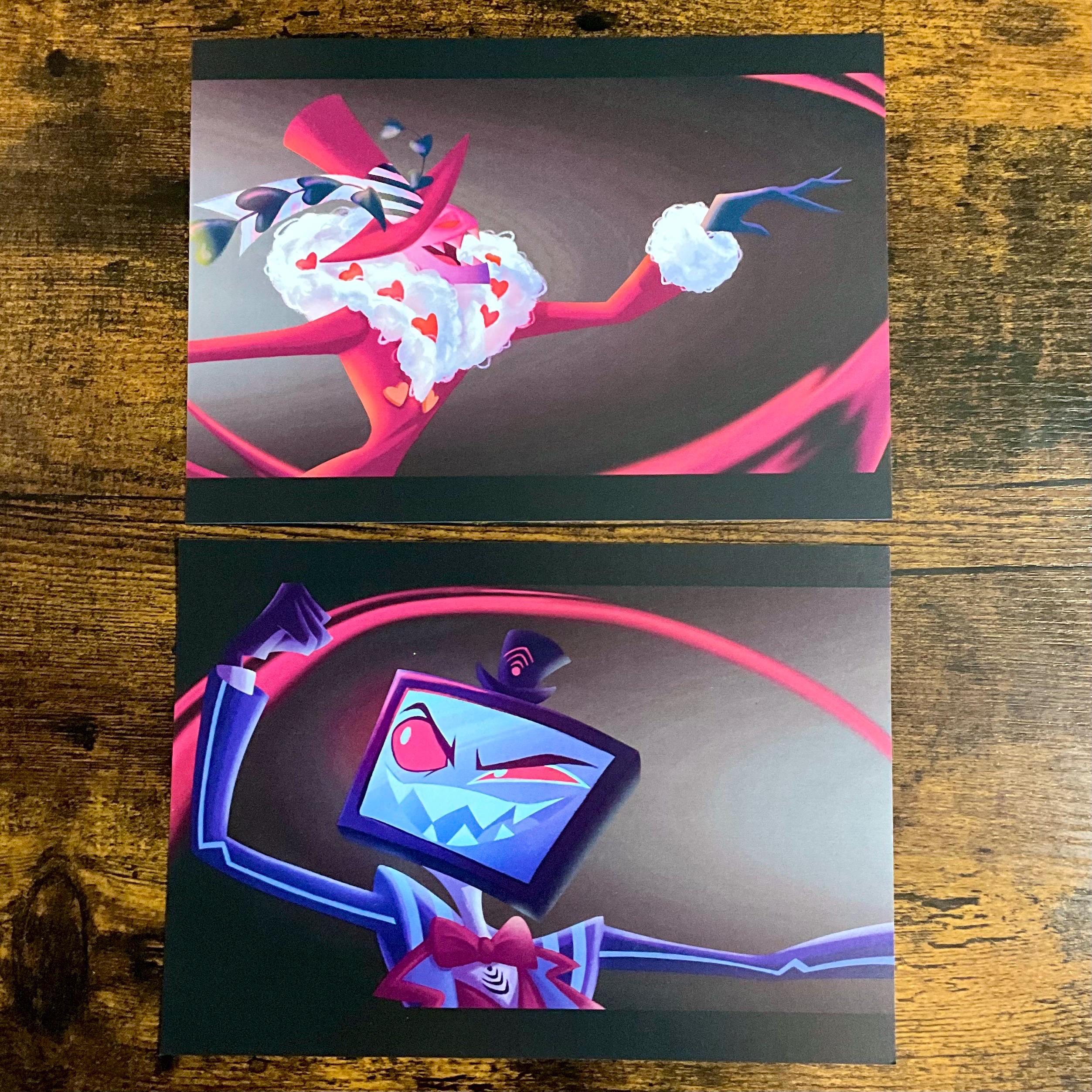 Hazbin Hotel Vox & Valentino Prints - Etsy