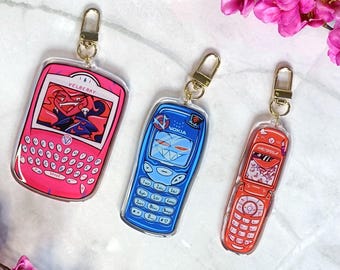 Hazbin Hotel VEES Retro Celular LLAVEROS