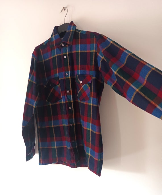 Camicia JP1880 in misto lino a quadri dalla vestibilità moderna con colletto alla coreana e maniche lunghe, fino alla tg. 8XL, verde cachi | Ulla Popken
