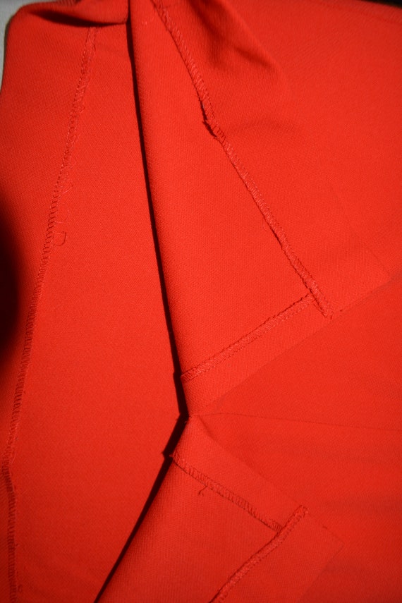 Vintage SUSANNE WIEBE Red Pencil Skirt Size S/M M… - image 10