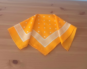 ヴィンテージ ポルカ ドット コットン バンダナ スカーフ レトロ