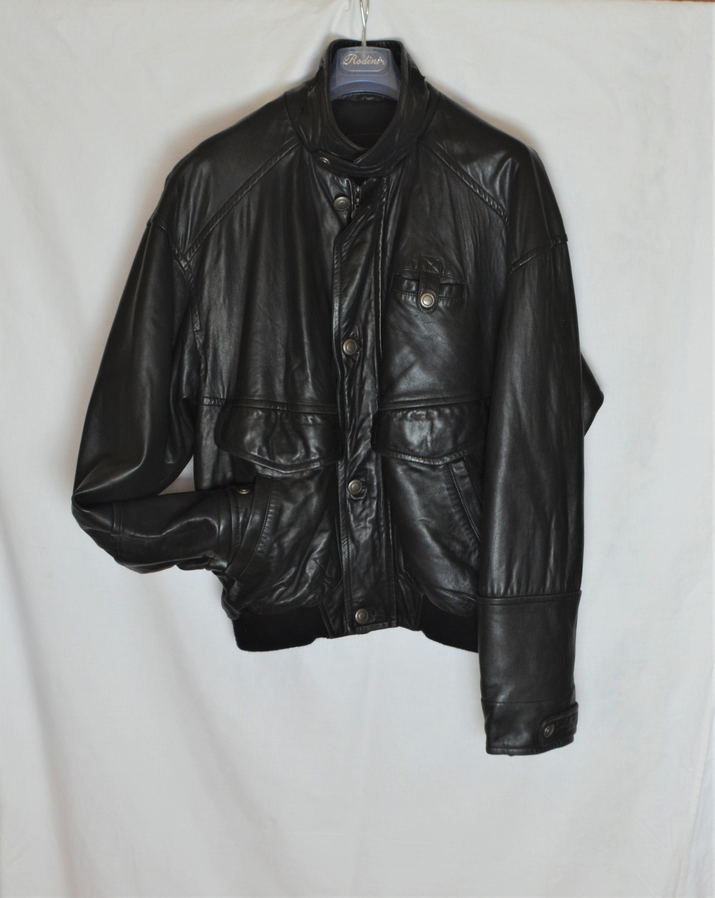 bmw vintage leather jacket