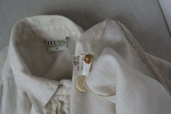 Vintage Hess Frackmann Women's Linen Dirndl Shirt… - image 4