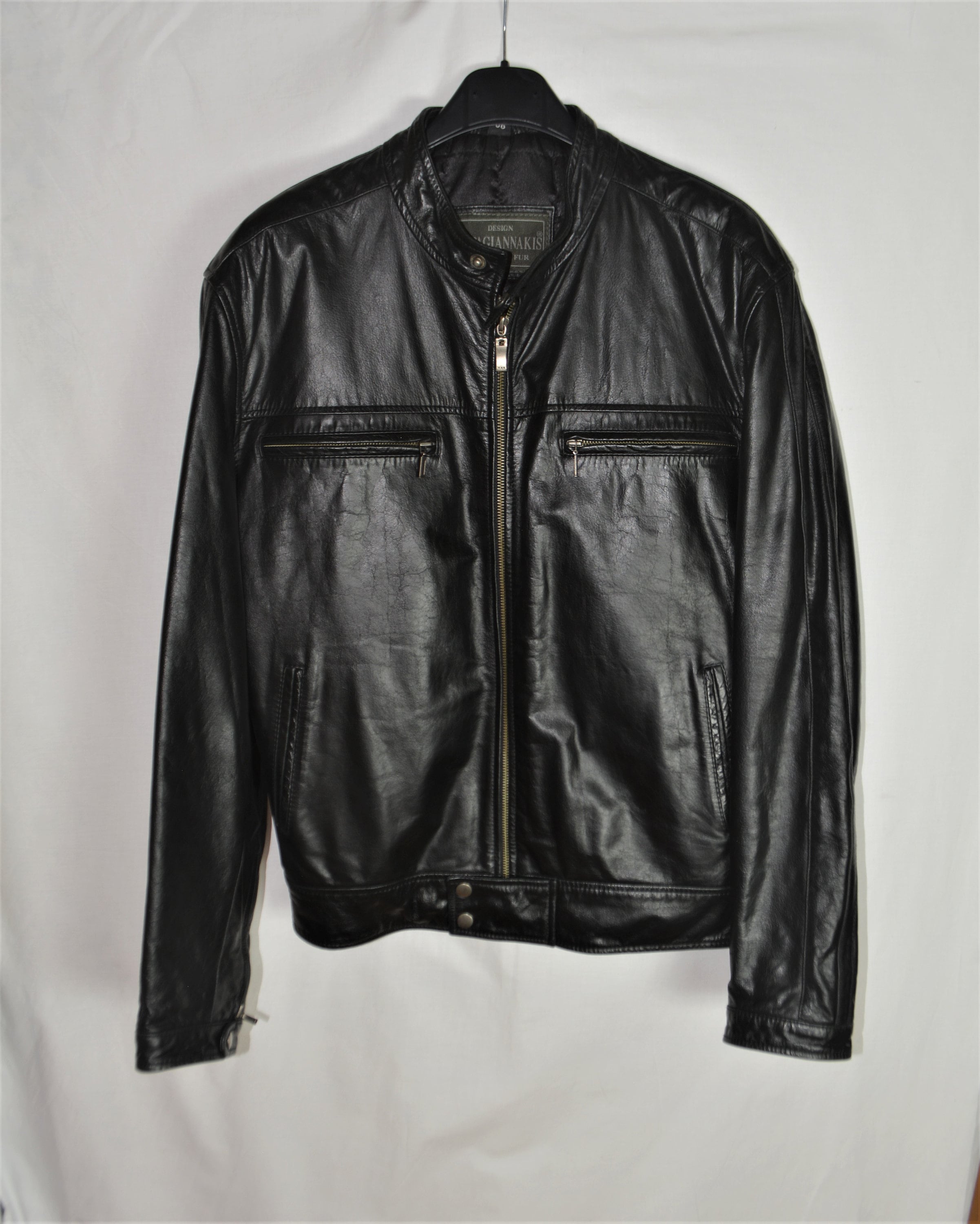 old leather blouson A-2 black 本革 Lサイズ LEATHER BLOUSON – ROUGH.
